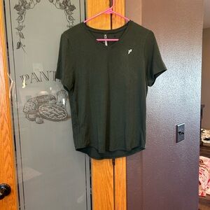 Dark Green Short Sleeve Women's Top from 1st Phorm